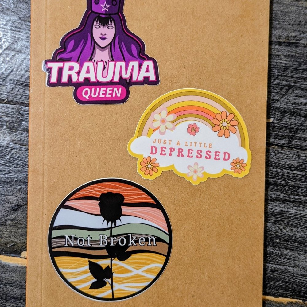 Custom "Trauma Queen" sticker! - Picture 4 of 4